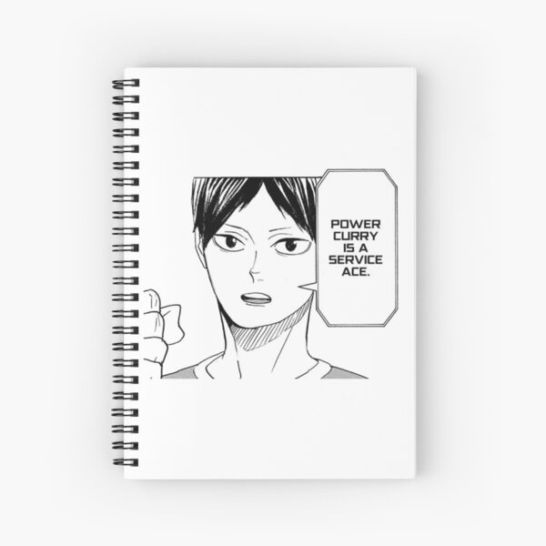 Osamu Haikyuu Timeskip Manga Cap Spiral Notebook By Joojlia Redbubble