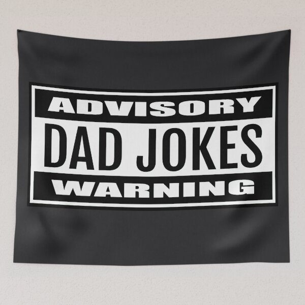 Item preview, Content advisory warning label: Dad Jokes! designed and sold by PrintPit.