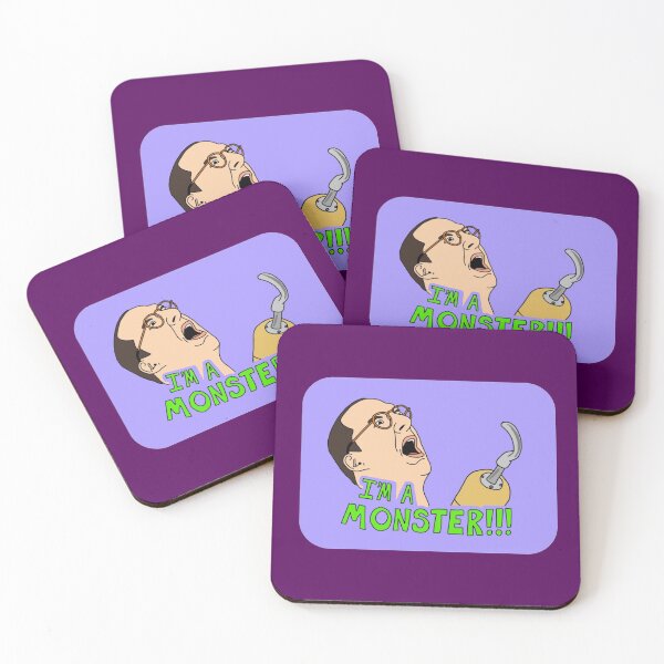Arrested Development - Buster - Hook / I'm A Monster Coasters (Set of 4)