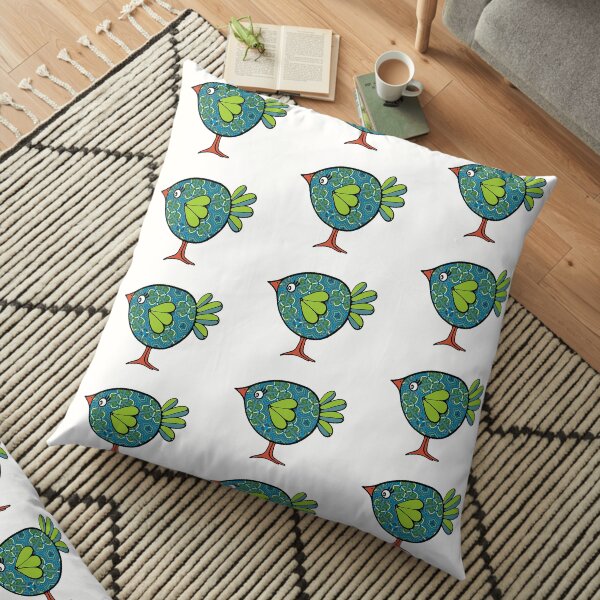 Birds of a Feather 20 Floor Pillow