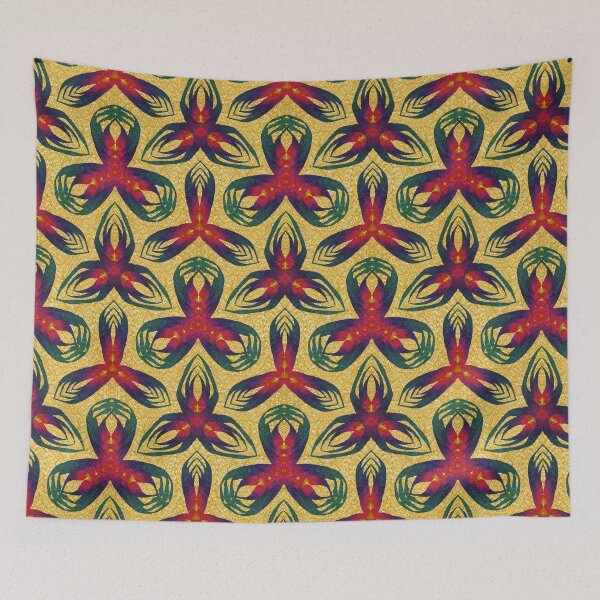 Item preview, Glowing Embers Within A Triangular Pattern designed and sold by Zilpa’s Prints.