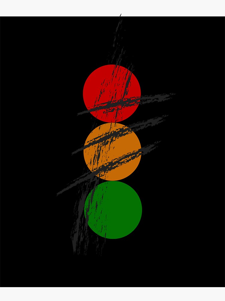 " Slave to the Traffic Light Shirt, DRIVE, Pedestrians, rights sticker