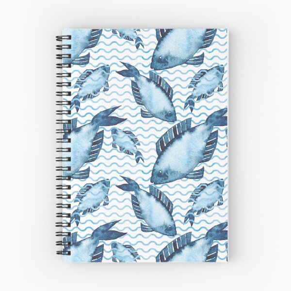 Item preview, Tropical Beach Summer Nautical Vacation | Blue Fish Fishies Watercolor  | Pretty Face Masks Dust Masks  designed and sold by rdorsey8.