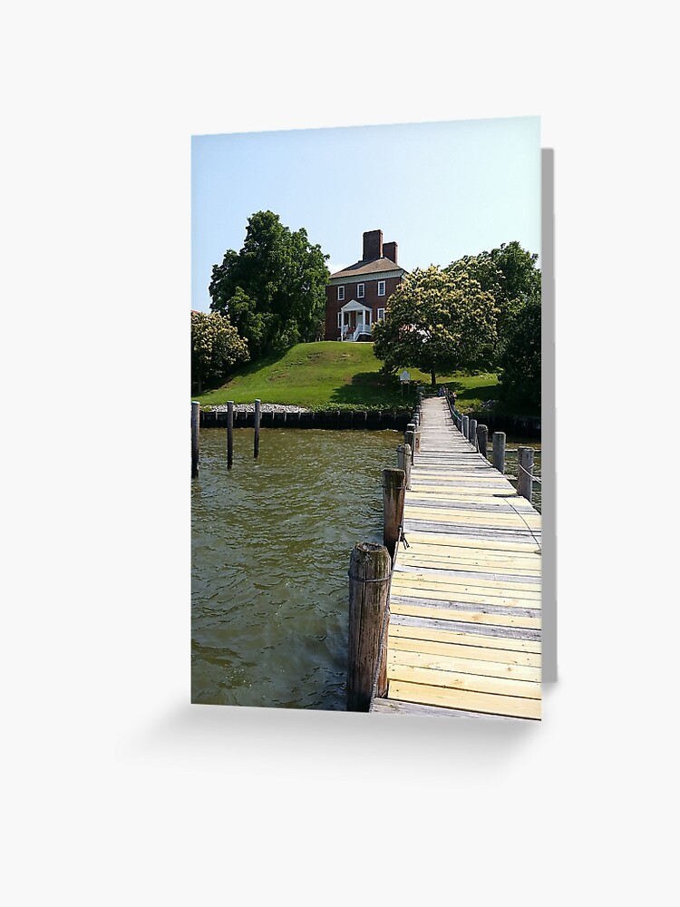 Thumbnail 1 of 2, Greeting Card, William Brown House at Historic London Town in Edgewater, Maryland designed and sold by Heather Gaffney.
