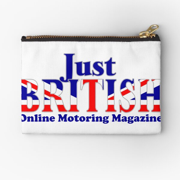 Just British Online Motoring Magazine Zipper Pouch