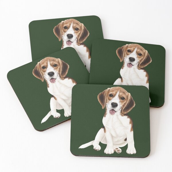 Item preview, Cute sitting beagle dog designed and sold by Mehu.