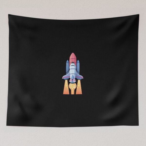 Item preview, Space rocket blasting off designed and sold by Shopwick.