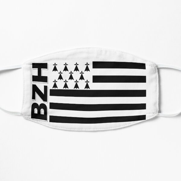BZH - Breizh - Bretagne - Bretagne France Masque sans plis