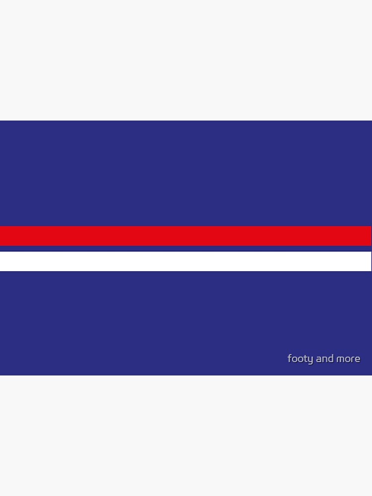 Western Bulldogs colours face mask by guy1788