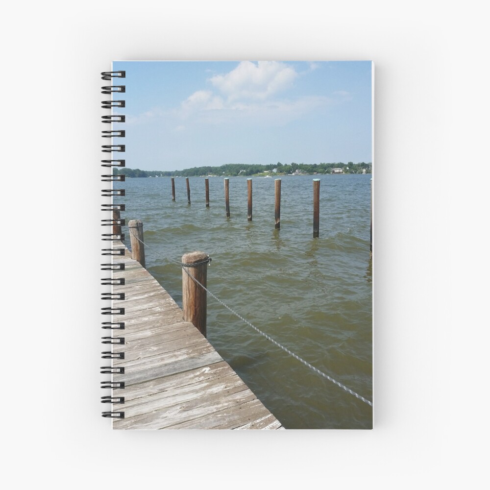 South River Dock Spiral Notebook