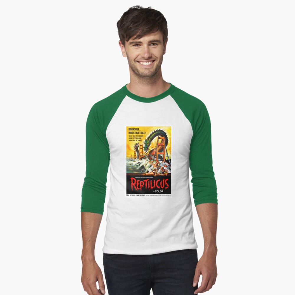 Item preview, Baseball ¾ Sleeve T-Shirt designed and sold by MovieVigilante.