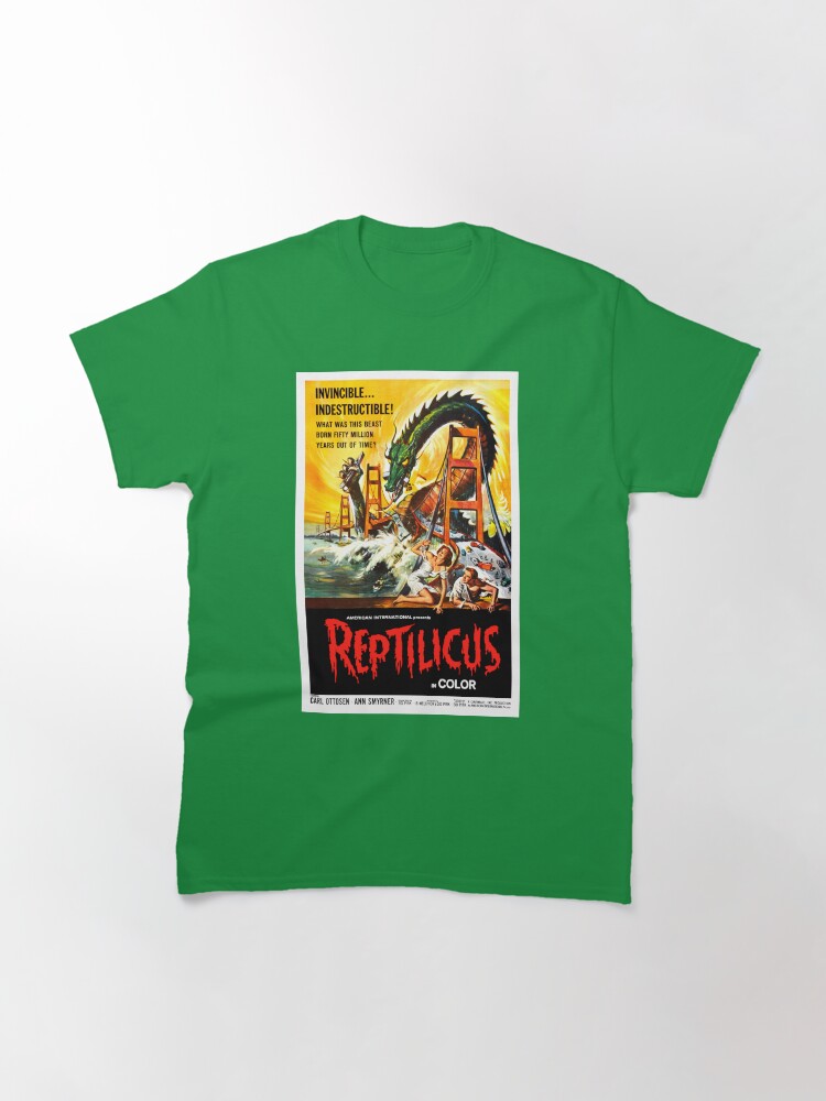 Thumbnail 3 of 7, Classic T-Shirt, Reptilicus designed and sold by MovieVigilante.