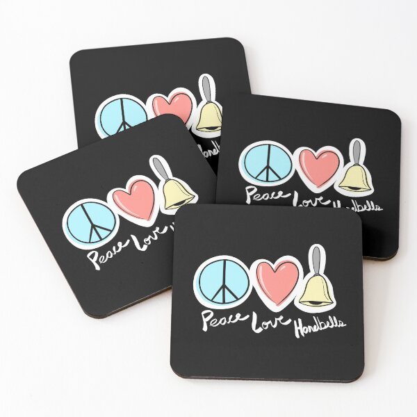 Item preview, Peace Love Handbells designed and sold by SubtleSplit.