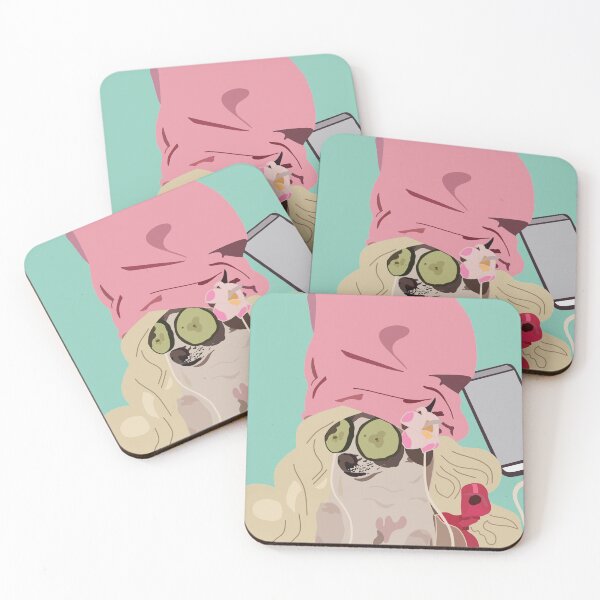 Item preview, Spa Dog Listening to Music Mood & Meme designed and sold by mejessieandari.