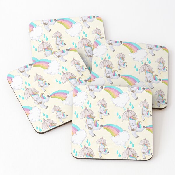 Item preview, Cute Unicorn Rainbow Pastel | Adorable Unicorns | Rainy Day Umbrella  | Pretty Face Masks Dust Masks  designed and sold by rdorsey8.