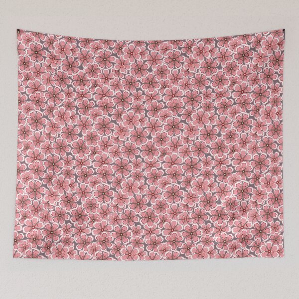 Item preview, Floral Pattern, Swirls, Flowers, brown, Orange, blooms designed and sold by Logic72.
