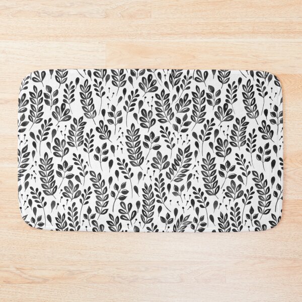 Item preview, Wistful Floral - Black designed and sold by Marie Funseth.