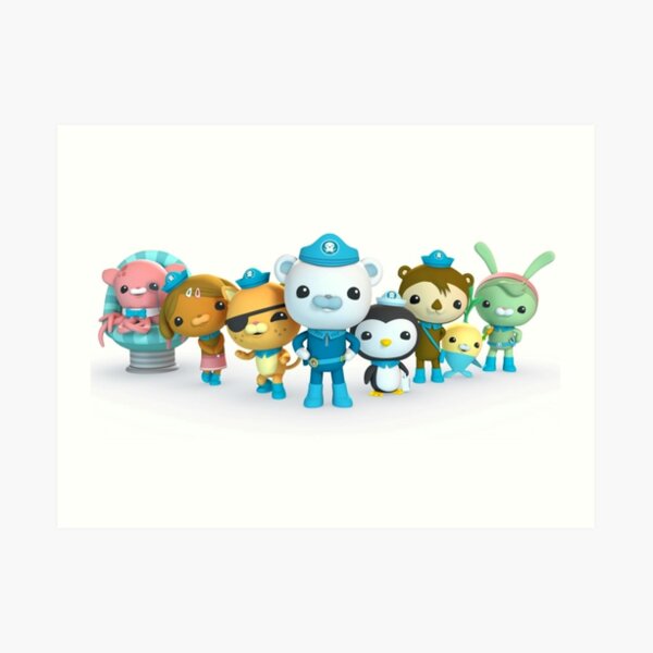 Cbeebies octonauts Design Art Print