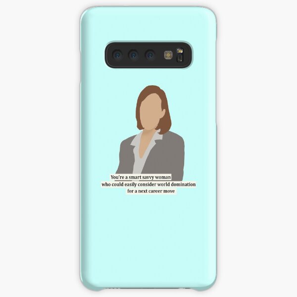 C.J. Cregg quote | Smart Savvy woman Samsung Galaxy Snap Case