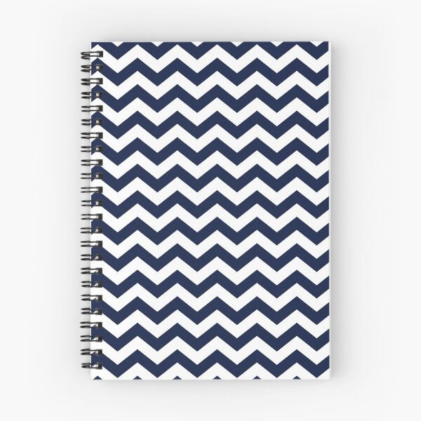 Item preview, Thick Navy Blue and White Chevron Pattern designed and sold by SqueakyRicardo.