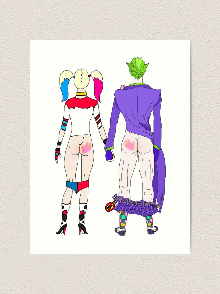 Alternate view of LOVE is no BUTT Joke Art Print