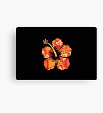 Fun Time Hibiscus Canvas Print