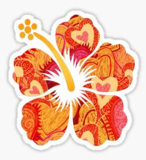 Fun Time Hibiscus Sticker
