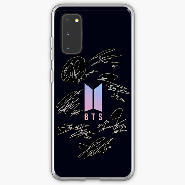 BTS - Logo with new signatures 2020 (colorful) Samsung Galaxy Soft Case