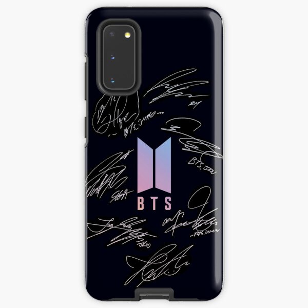 BTS - Logo with new signatures 2020 (colorful) Samsung Galaxy Tough Case