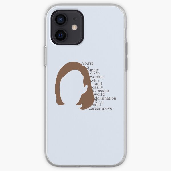 C.J. Cregg quote | You're a smart savy woman who could easily consider world domination for a next career move iPhone Soft Case