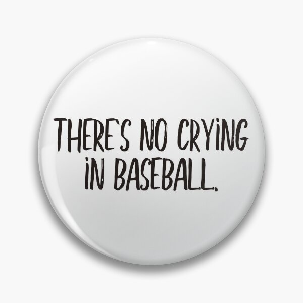 Item preview, There's no crying in baseball (black) designed and sold by didijuca.