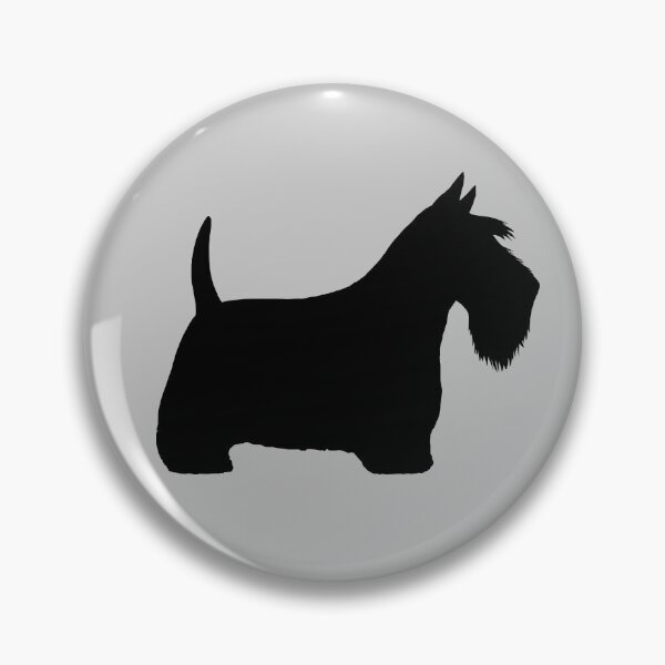 Item preview, Scottish Terrier Silhouette(s) Black Scottie Dog designed and sold by Jenn Inashvili.