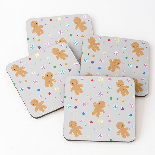 Item preview, Gingerbread Candy - Gray designed and sold by Franilla Bean.