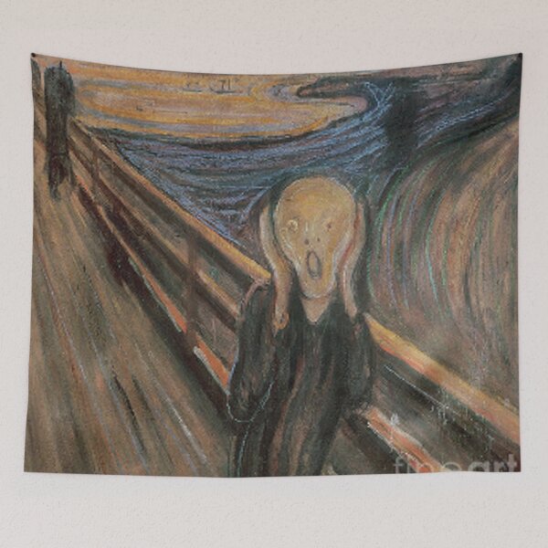 Item preview, The Scream Art Artwork Edvard Munch 1893 Norwegian Shriek German Painting Drawing designed and sold by Draculaura2009.