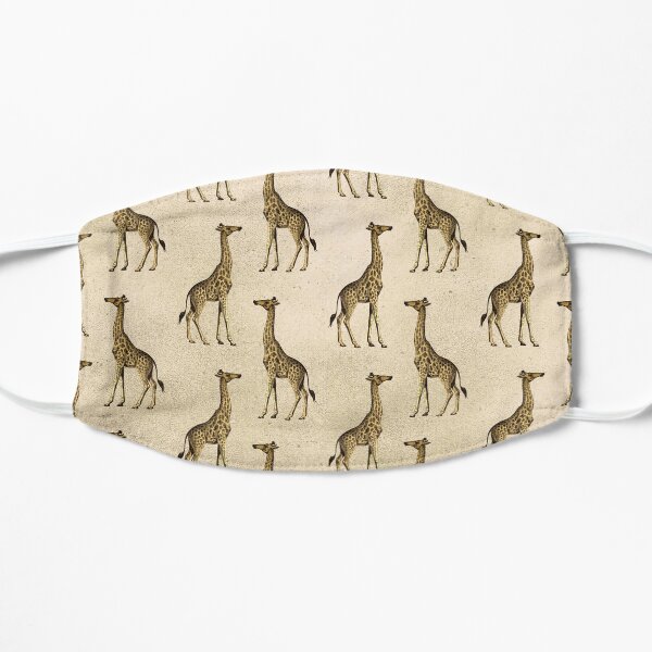 Safari Animal & Animal Prints | Giraffe | Pretty Face Masks Dust Masks Flat Mask