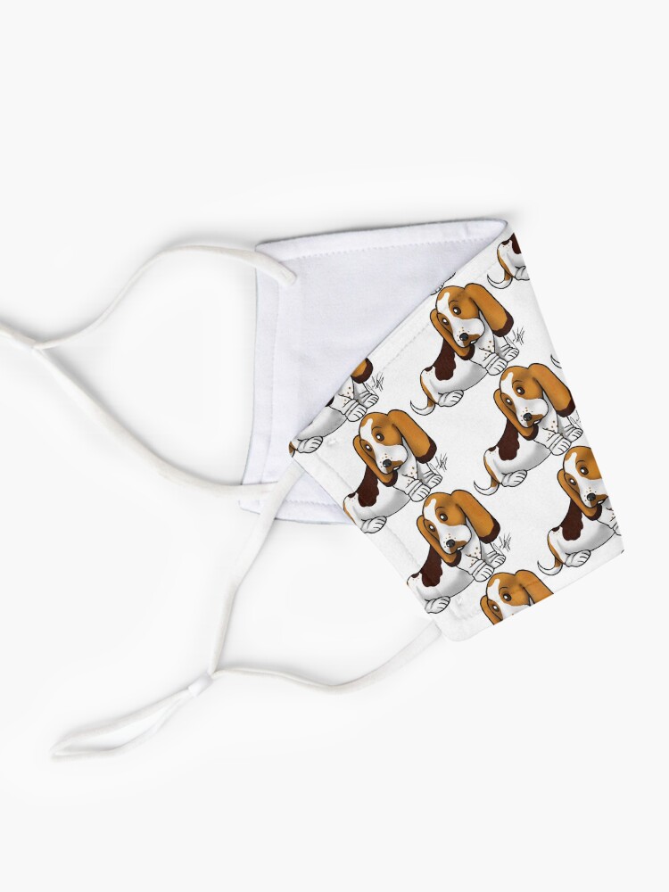 Alternate view of Basset Hound Mask