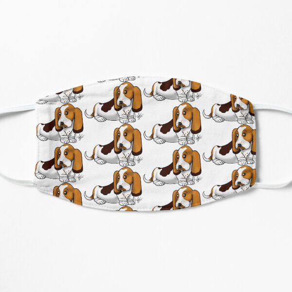 Basset Hound Flat Mask