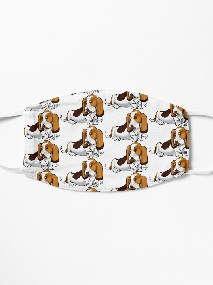 Alternate view of Basset Hound Mask