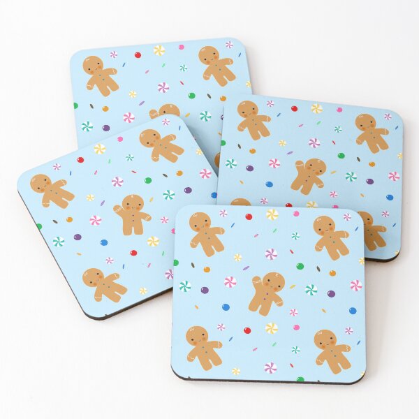 Item preview, Gingerbread Candy - Blue designed and sold by Franilla Bean.