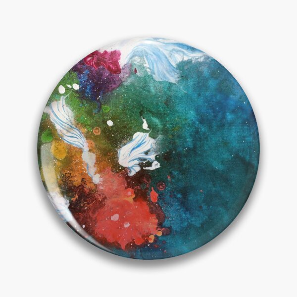Item preview, Rainbow Splatter Koi designed and sold by PaintedPuffer.