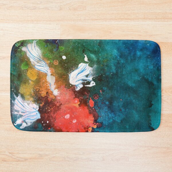 Item preview, Rainbow Splatter Koi designed and sold by PaintedPuffer.