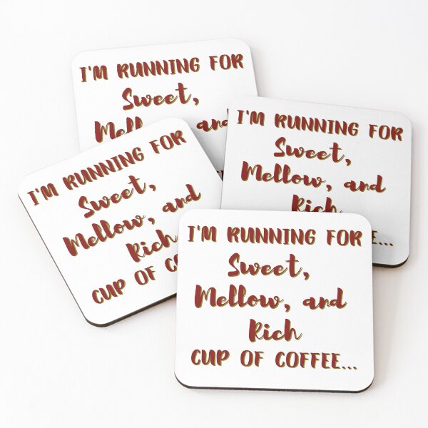 Item preview, Running for Sweet Mellow and Rich Cup of Coffee Merch designed and sold by RunningNCoffee.