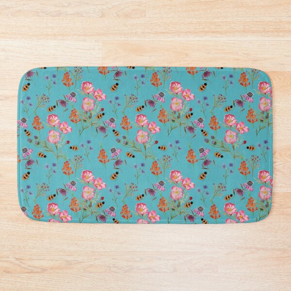 Item preview, Bee Haven On Blue designed and sold by Zilpa’s Prints.