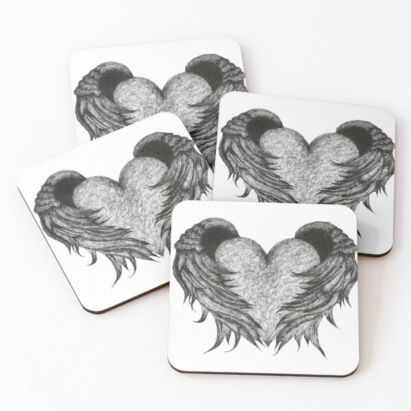 Item preview, Winged Heart designed and sold by Jessieisaninja.