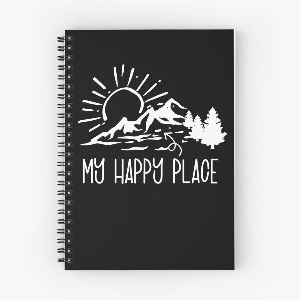Item preview, My Happy Place The Mountains Cute Sunrise Nature Lover Gear designed and sold by DynamicDesign.