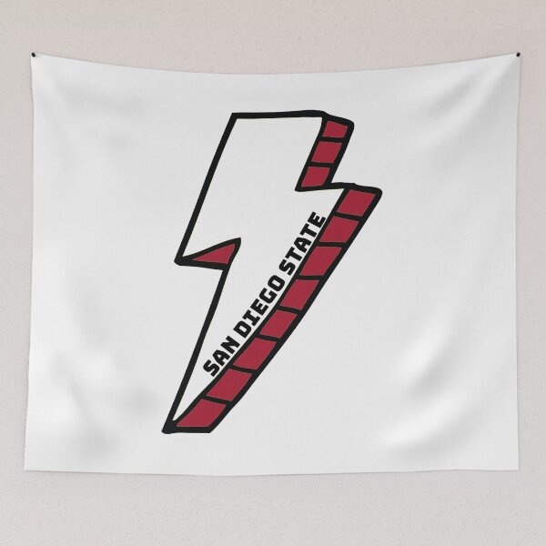 Item preview, San Diego State Lightning Bolt designed and sold by kkosmicki.