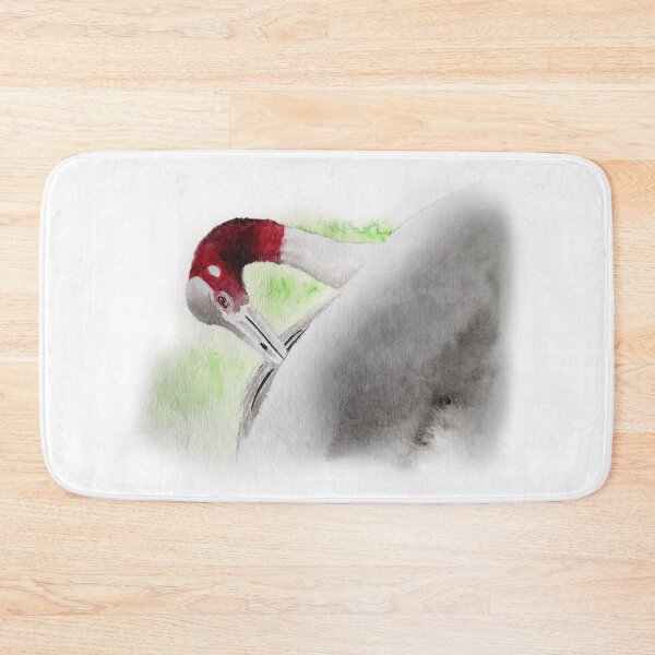 Item preview, Sarus Crane Preening designed and sold by Ray Cassel.
