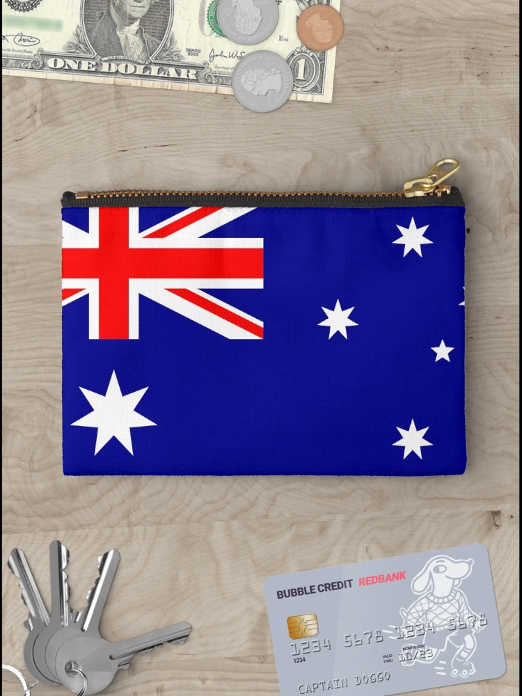 Aperçu 3 sur 4. Pochette avec l'œuvre Drapeau Australie [Roufxis-Rb] créée et vendue par RoufXis.