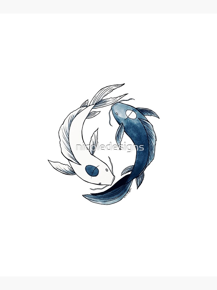 Tui and La - Yin & Yang Koi by nicoledesigns