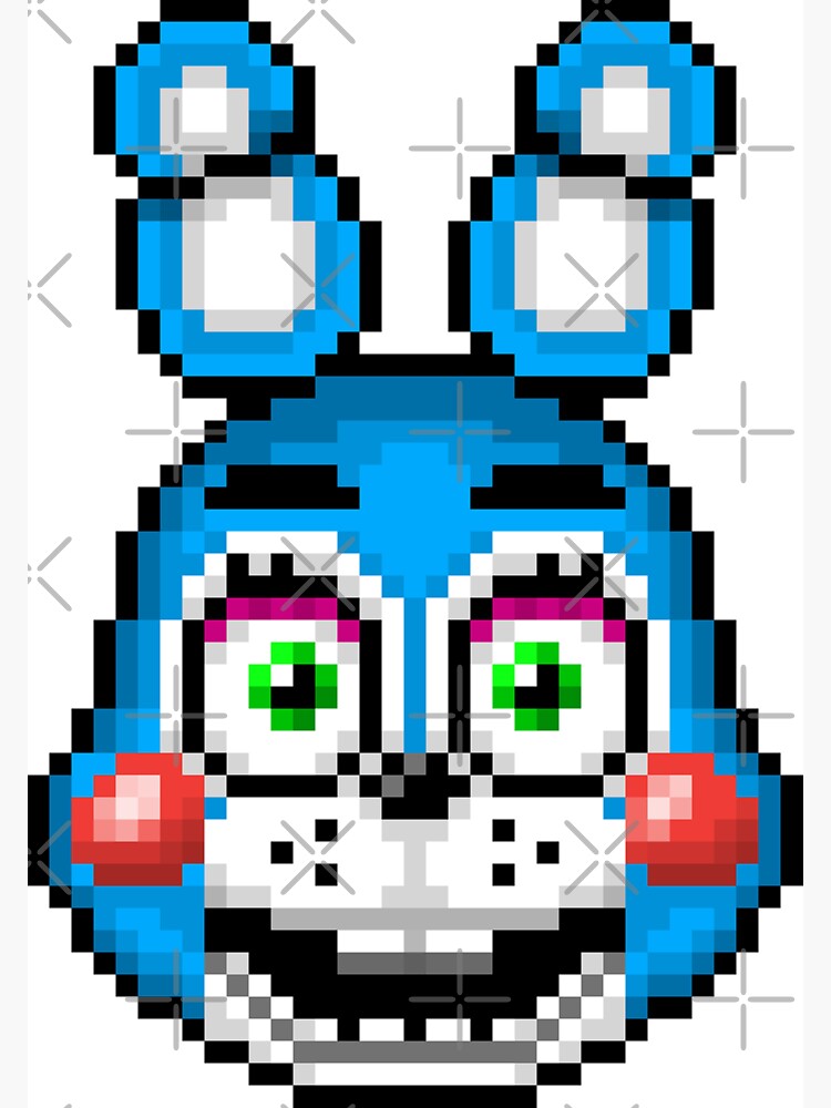 Five Nights at Freddy's 2 - Pixel art - Toy Bonnie Art Board Print for  Sale by GEEKsomniac